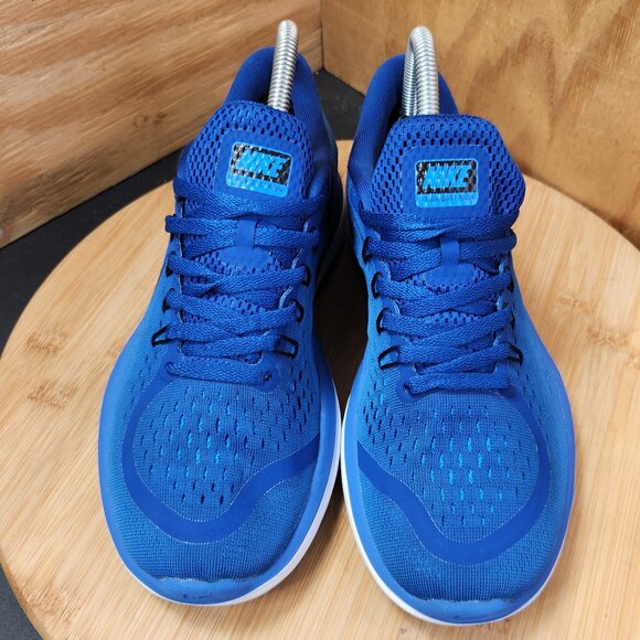Nike Flex RN 2017 Womens Blue Running Shoes Sneakers Size 7.5 - Picture 3 of 9